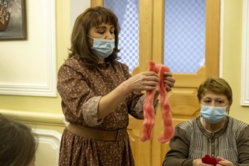 Мастер-класс по валянию из шерсти «Валенки на ёлку»