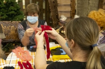 Мастер-класс по валянию из шерсти «Валенки на ёлку»