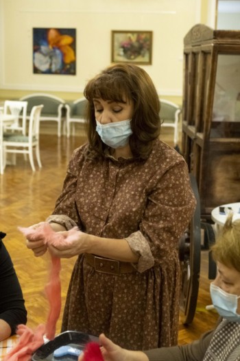 Мастер-класс по валянию из шерсти «Валенки на ёлку»