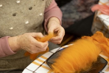 Мастер-класс по валянию из шерсти «Валенки на ёлку»